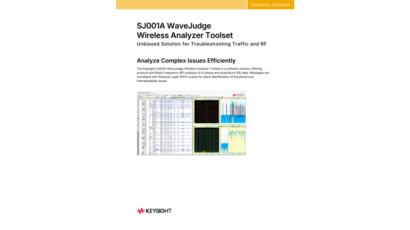 SJ001A WaveJudge Wireless Analyzer Toolset